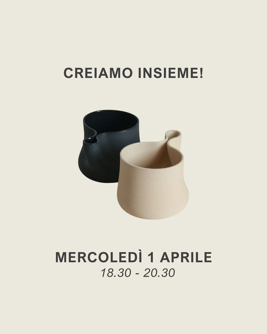 CORSE BASE DI CERAMICA | MERCOLEDÌ 1 APRILE | 18.30 - 20.30
