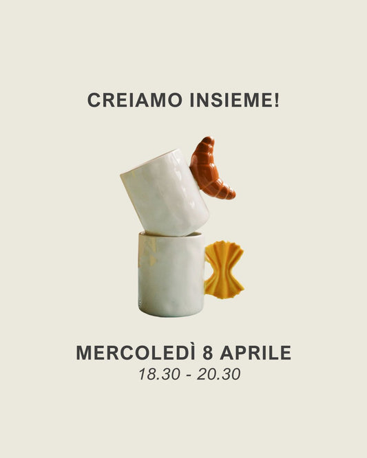 CORSE BASE DI CERAMICA | MERCOLEDÌ 8 APRILE | 18.30 - 20.30