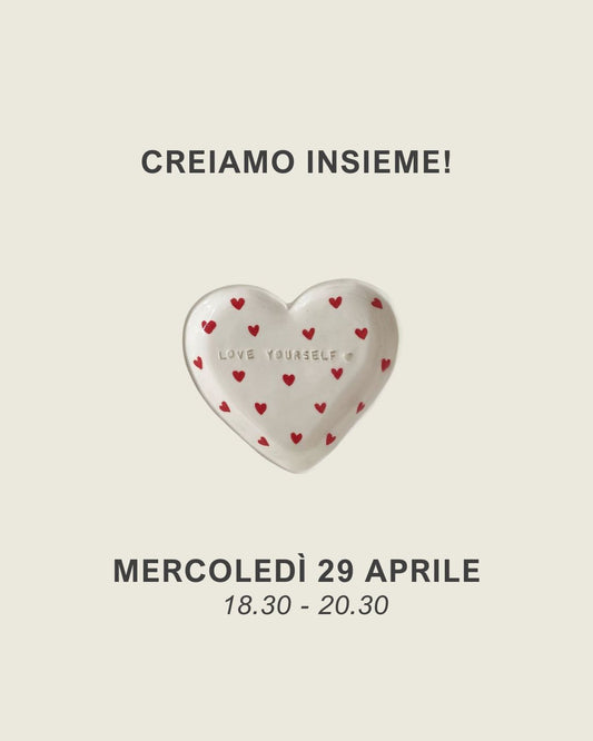 CORSE BASE DI CERAMICA | MERCOLEDÌ 29 APRILE | 18.30 - 20.30